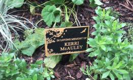 safe house garden plaque