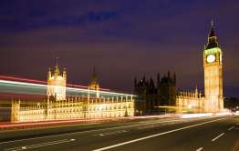 westminster at night